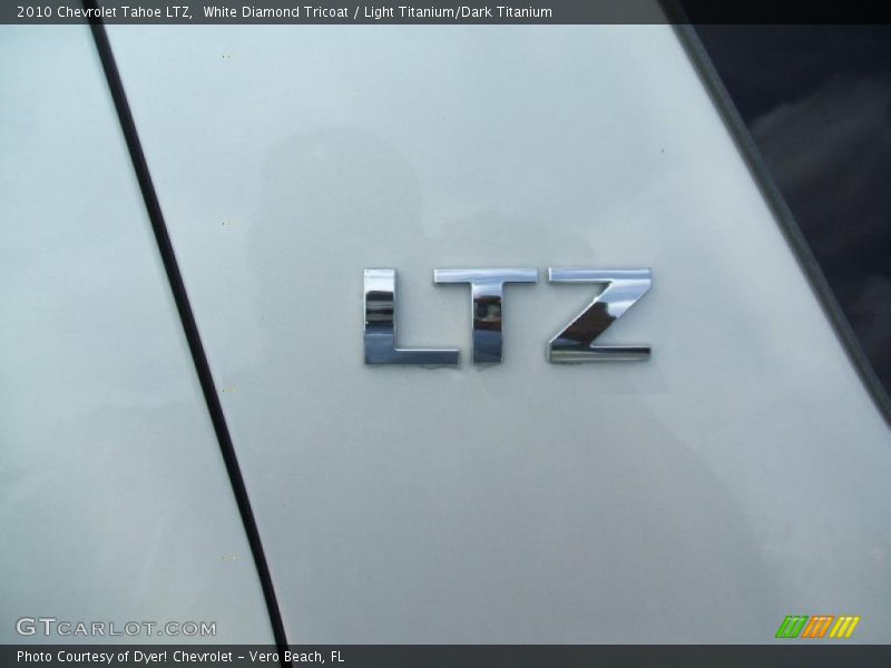 White Diamond Tricoat / Light Titanium/Dark Titanium 2010 Chevrolet Tahoe LTZ
