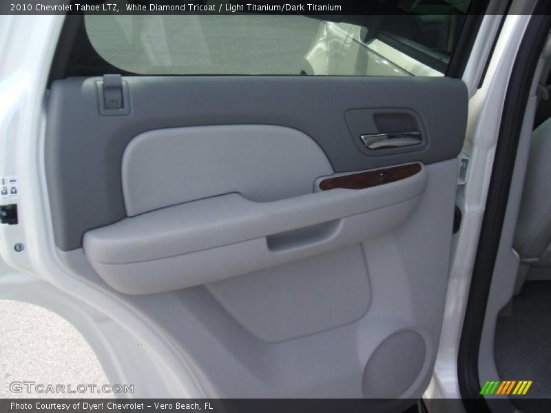 White Diamond Tricoat / Light Titanium/Dark Titanium 2010 Chevrolet Tahoe LTZ