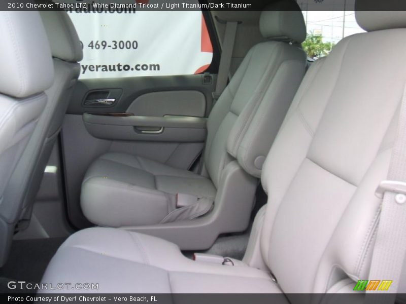 White Diamond Tricoat / Light Titanium/Dark Titanium 2010 Chevrolet Tahoe LTZ