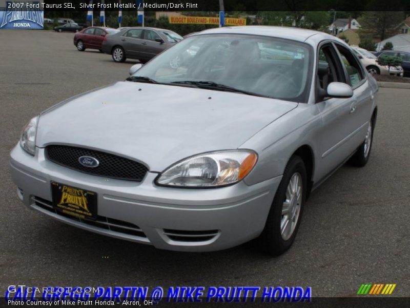 Silver Frost Metallic / Medium/Dark Flint 2007 Ford Taurus SEL