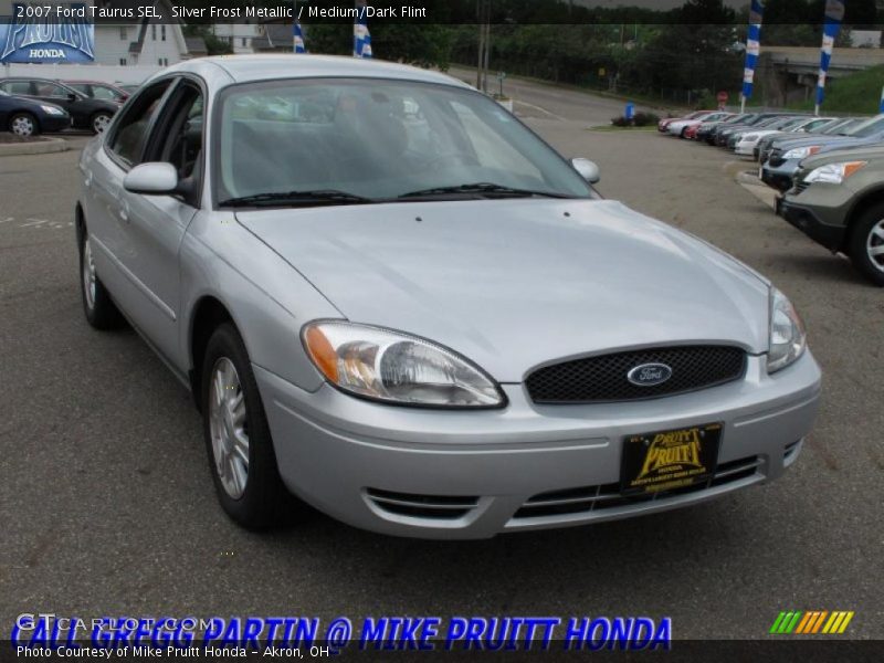 Silver Frost Metallic / Medium/Dark Flint 2007 Ford Taurus SEL