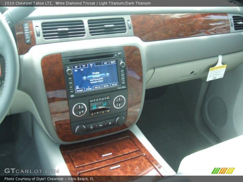 White Diamond Tricoat / Light Titanium/Dark Titanium 2010 Chevrolet Tahoe LTZ