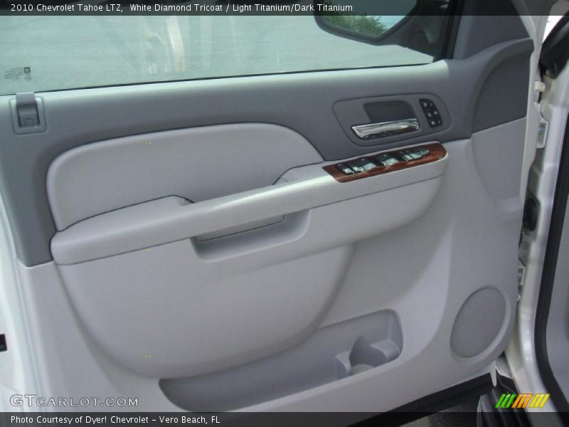 White Diamond Tricoat / Light Titanium/Dark Titanium 2010 Chevrolet Tahoe LTZ