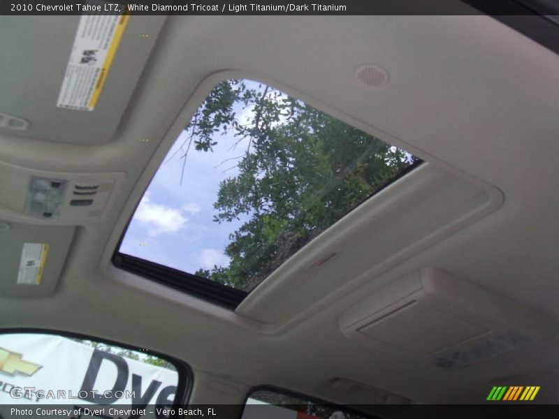 White Diamond Tricoat / Light Titanium/Dark Titanium 2010 Chevrolet Tahoe LTZ