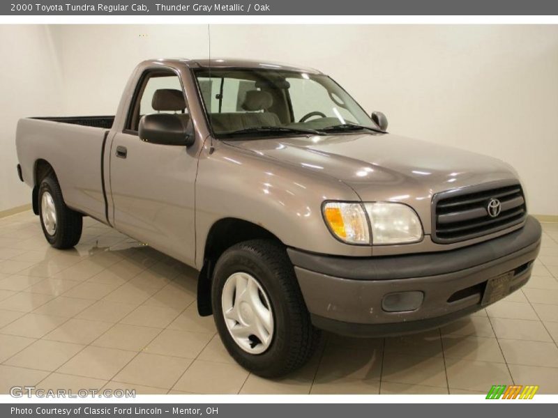 Thunder Gray Metallic / Oak 2000 Toyota Tundra Regular Cab