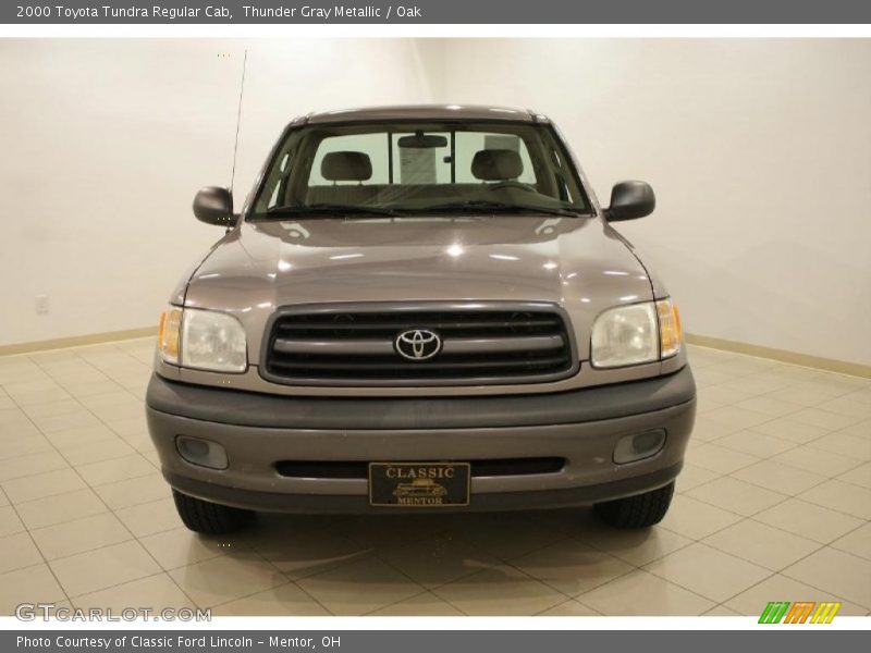 Thunder Gray Metallic / Oak 2000 Toyota Tundra Regular Cab