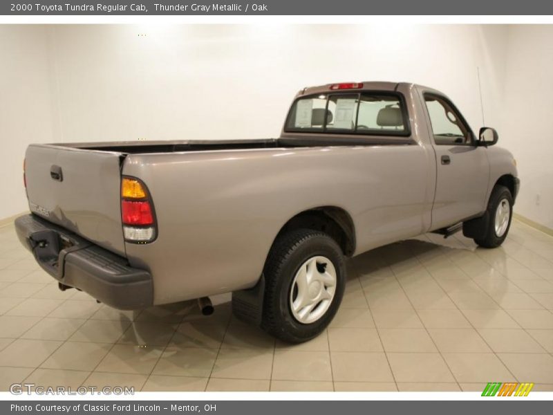 Thunder Gray Metallic / Oak 2000 Toyota Tundra Regular Cab