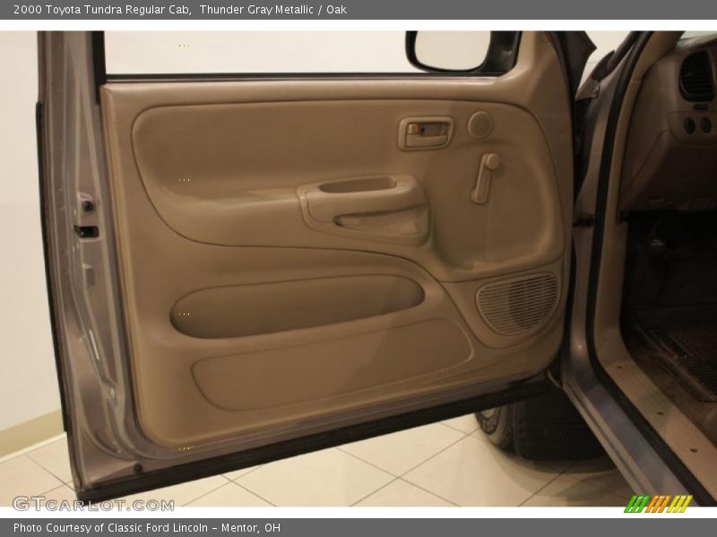 Thunder Gray Metallic / Oak 2000 Toyota Tundra Regular Cab