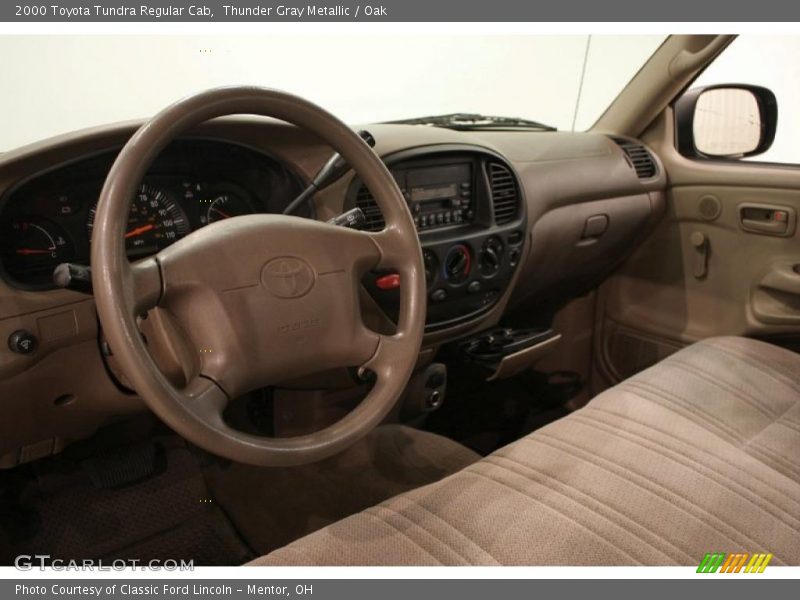 Thunder Gray Metallic / Oak 2000 Toyota Tundra Regular Cab