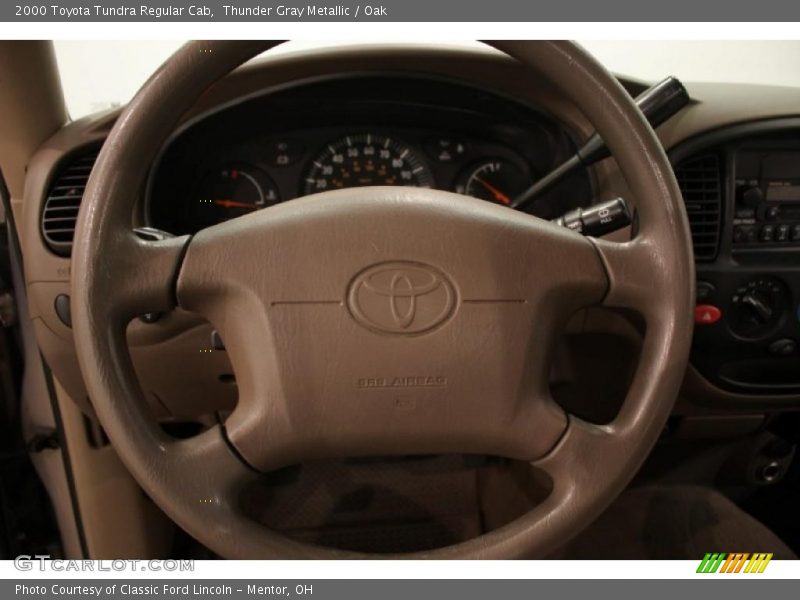 Thunder Gray Metallic / Oak 2000 Toyota Tundra Regular Cab