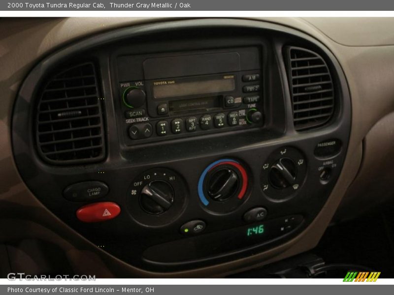 Thunder Gray Metallic / Oak 2000 Toyota Tundra Regular Cab