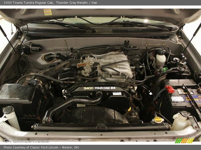 Thunder Gray Metallic / Oak 2000 Toyota Tundra Regular Cab