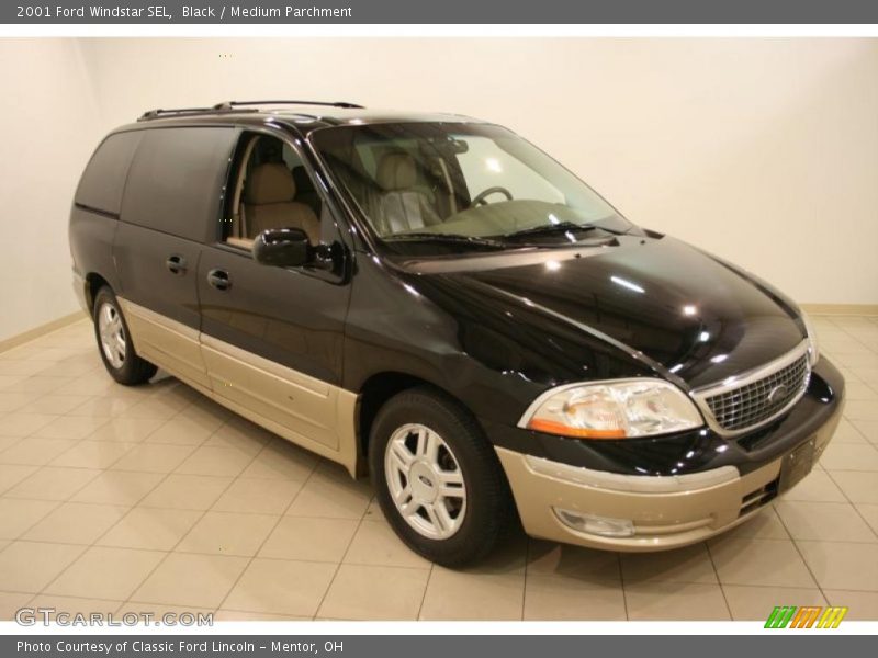 Black / Medium Parchment 2001 Ford Windstar SEL