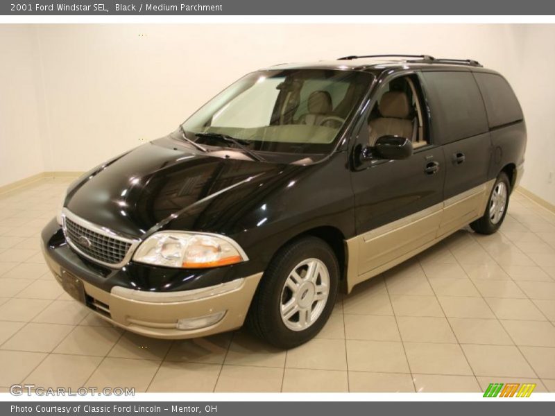 Black / Medium Parchment 2001 Ford Windstar SEL