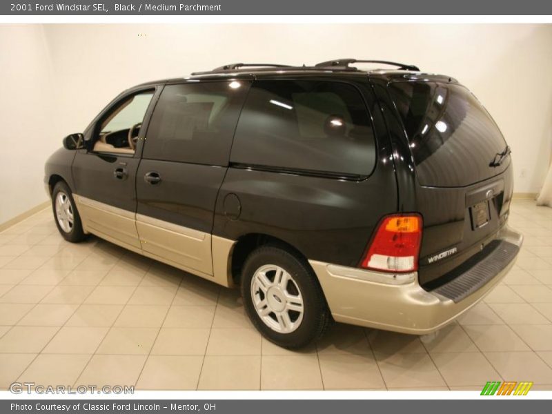 Black / Medium Parchment 2001 Ford Windstar SEL