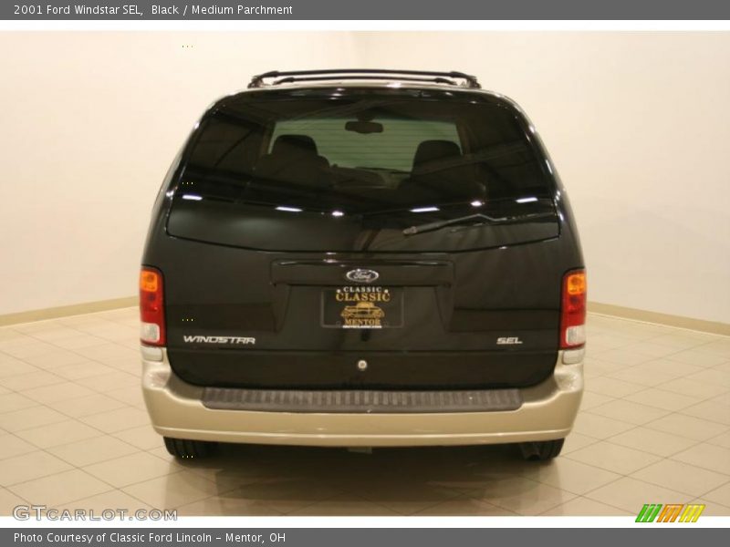Black / Medium Parchment 2001 Ford Windstar SEL
