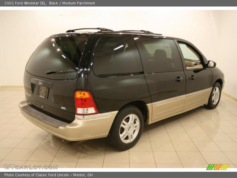 Black / Medium Parchment 2001 Ford Windstar SEL