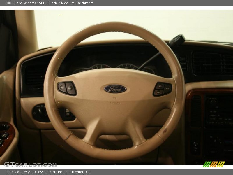 Black / Medium Parchment 2001 Ford Windstar SEL