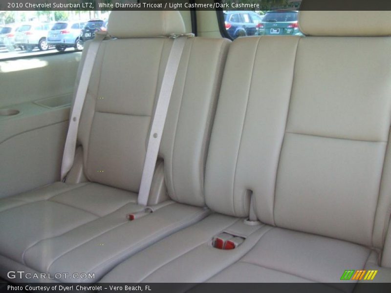 White Diamond Tricoat / Light Cashmere/Dark Cashmere 2010 Chevrolet Suburban LTZ