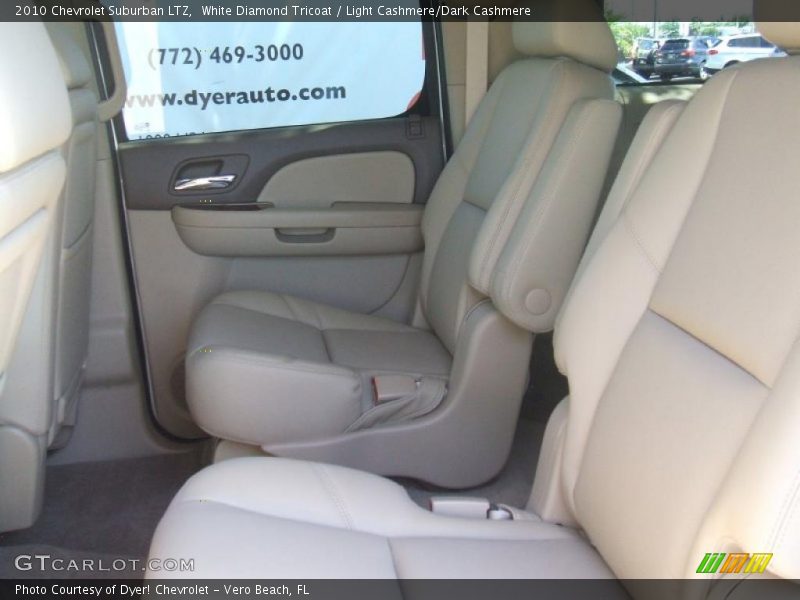 White Diamond Tricoat / Light Cashmere/Dark Cashmere 2010 Chevrolet Suburban LTZ