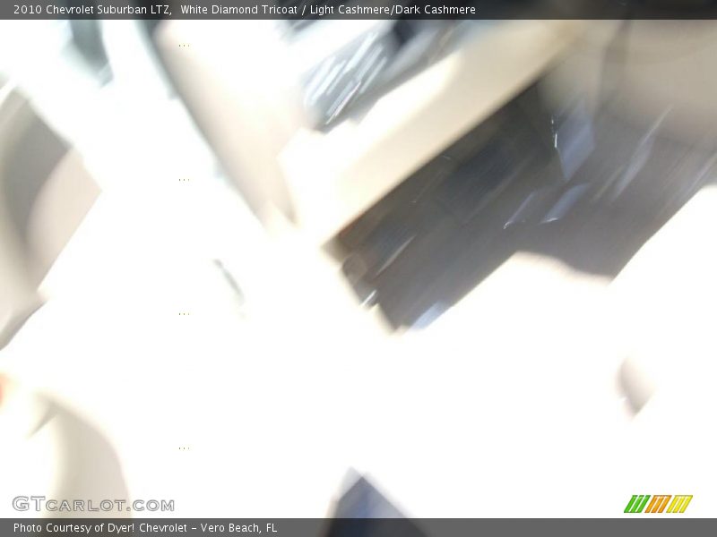 White Diamond Tricoat / Light Cashmere/Dark Cashmere 2010 Chevrolet Suburban LTZ