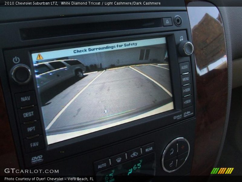 White Diamond Tricoat / Light Cashmere/Dark Cashmere 2010 Chevrolet Suburban LTZ