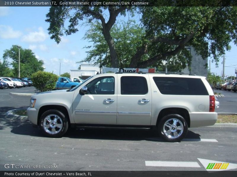 Gold Mist Metallic / Light Cashmere/Dark Cashmere 2010 Chevrolet Suburban LTZ