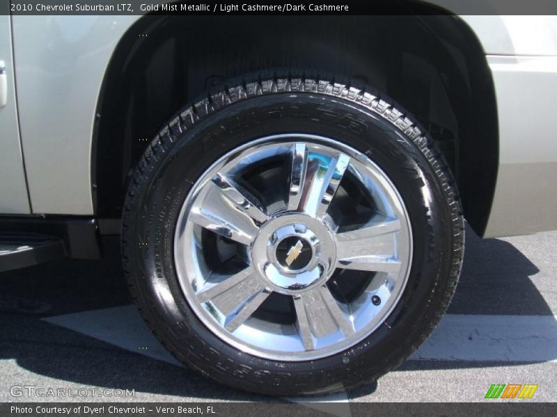 Gold Mist Metallic / Light Cashmere/Dark Cashmere 2010 Chevrolet Suburban LTZ
