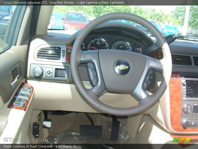 Gold Mist Metallic / Light Cashmere/Dark Cashmere 2010 Chevrolet Suburban LTZ