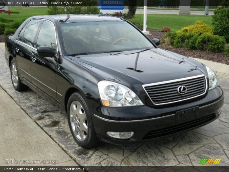 Black Onyx / Black 2003 Lexus LS 430 Sedan