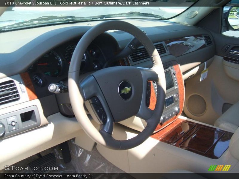 Gold Mist Metallic / Light Cashmere/Dark Cashmere 2010 Chevrolet Suburban LTZ