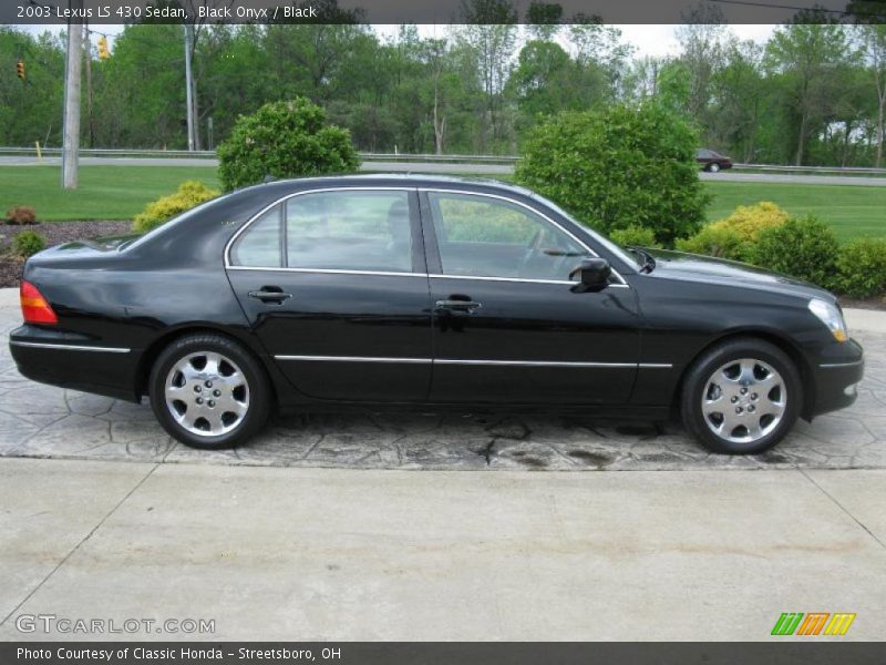 Black Onyx / Black 2003 Lexus LS 430 Sedan