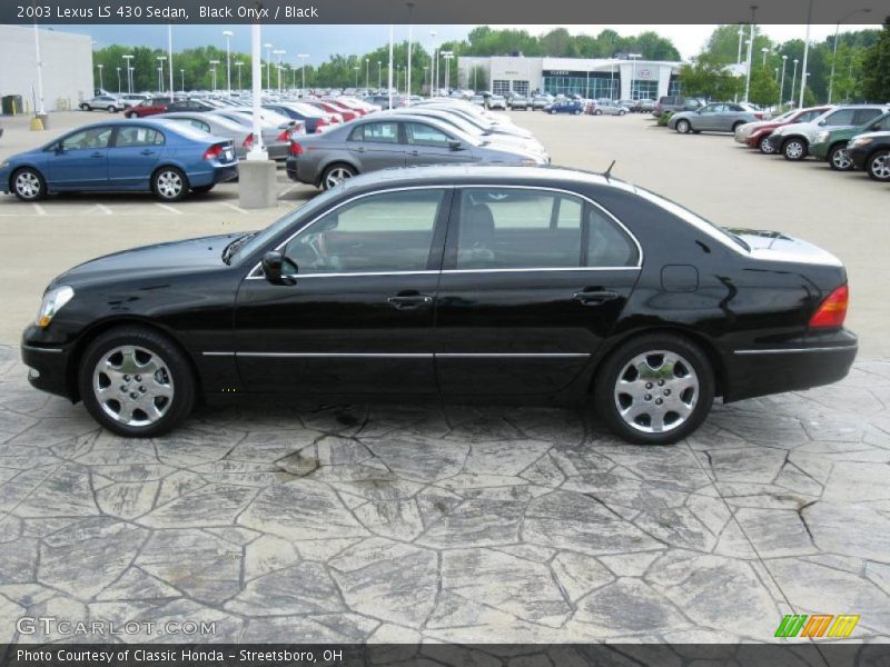 Black Onyx / Black 2003 Lexus LS 430 Sedan