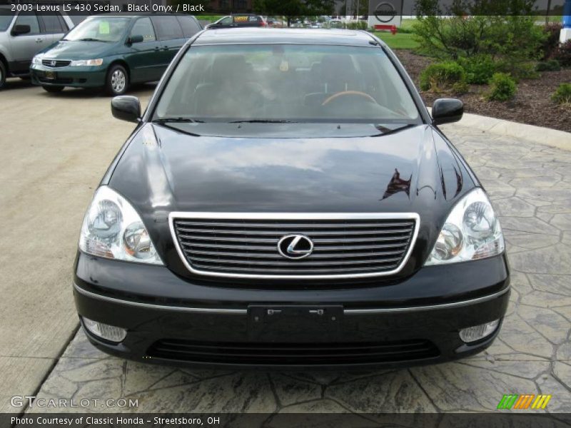 Black Onyx / Black 2003 Lexus LS 430 Sedan