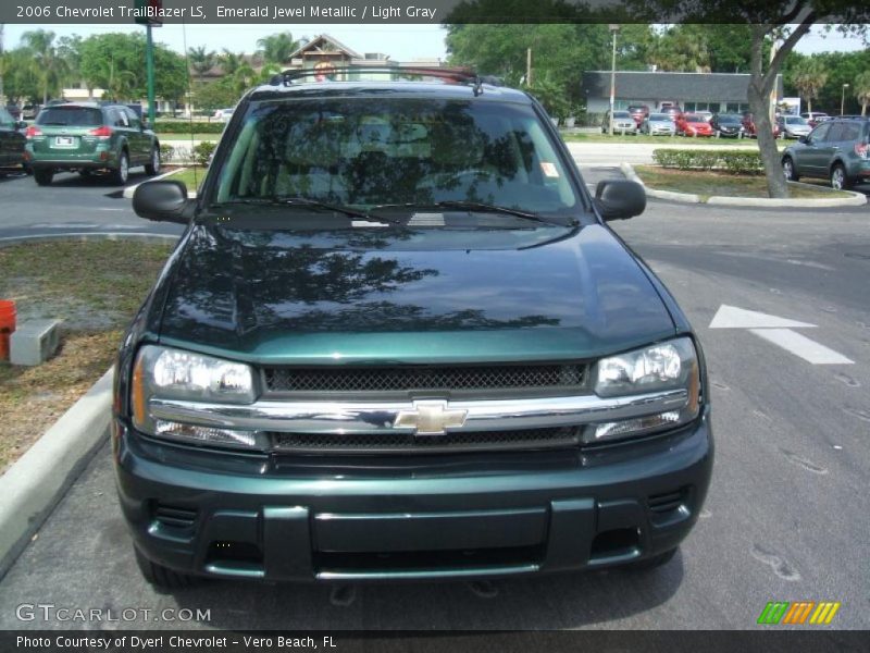 Emerald Jewel Metallic / Light Gray 2006 Chevrolet TrailBlazer LS