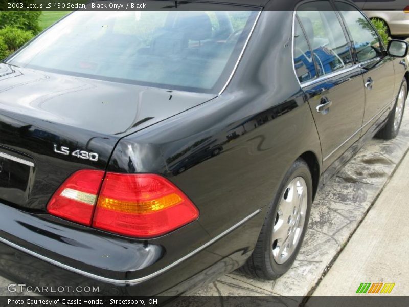 Black Onyx / Black 2003 Lexus LS 430 Sedan