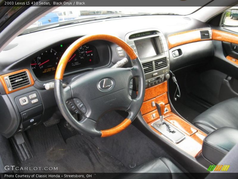 Black Onyx / Black 2003 Lexus LS 430 Sedan