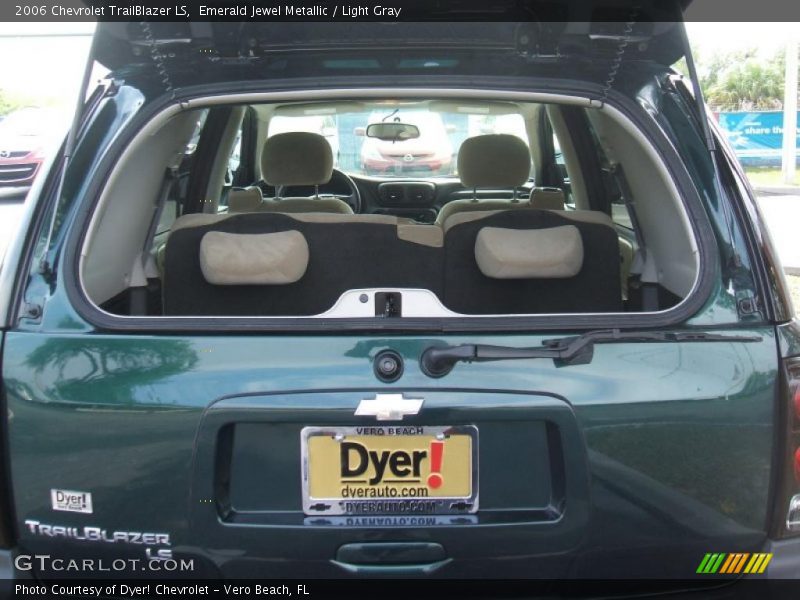 Emerald Jewel Metallic / Light Gray 2006 Chevrolet TrailBlazer LS