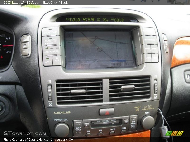 Black Onyx / Black 2003 Lexus LS 430 Sedan