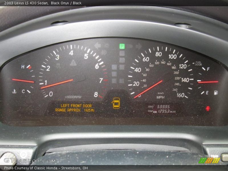 Black Onyx / Black 2003 Lexus LS 430 Sedan