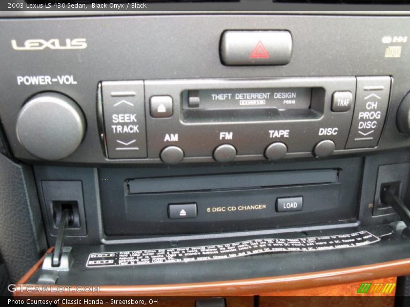 Black Onyx / Black 2003 Lexus LS 430 Sedan