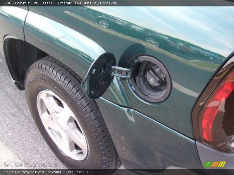 Emerald Jewel Metallic / Light Gray 2006 Chevrolet TrailBlazer LS