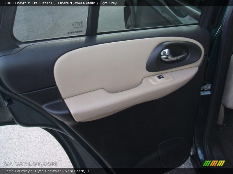 Emerald Jewel Metallic / Light Gray 2006 Chevrolet TrailBlazer LS