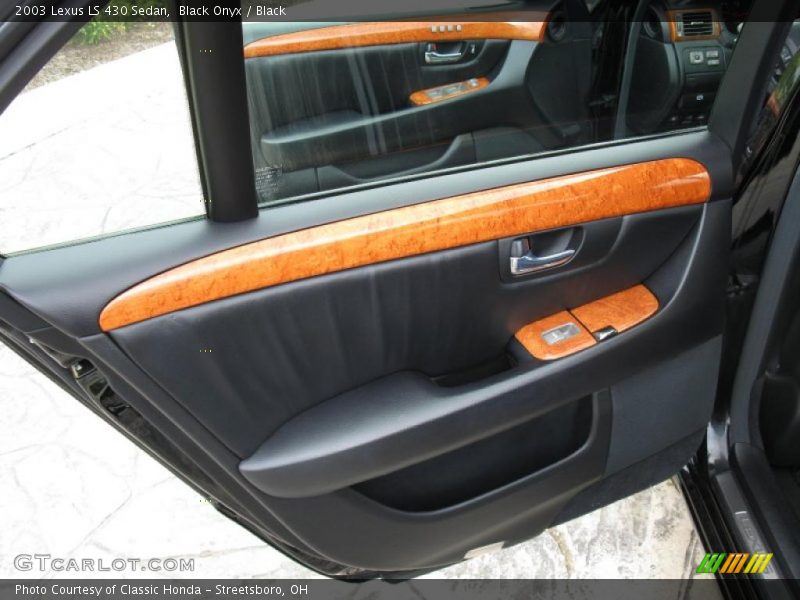 Black Onyx / Black 2003 Lexus LS 430 Sedan