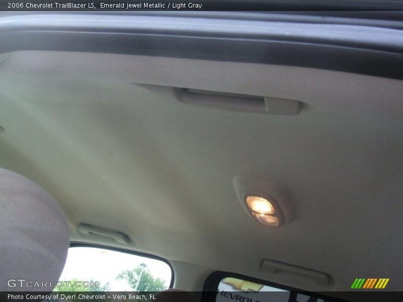 Emerald Jewel Metallic / Light Gray 2006 Chevrolet TrailBlazer LS