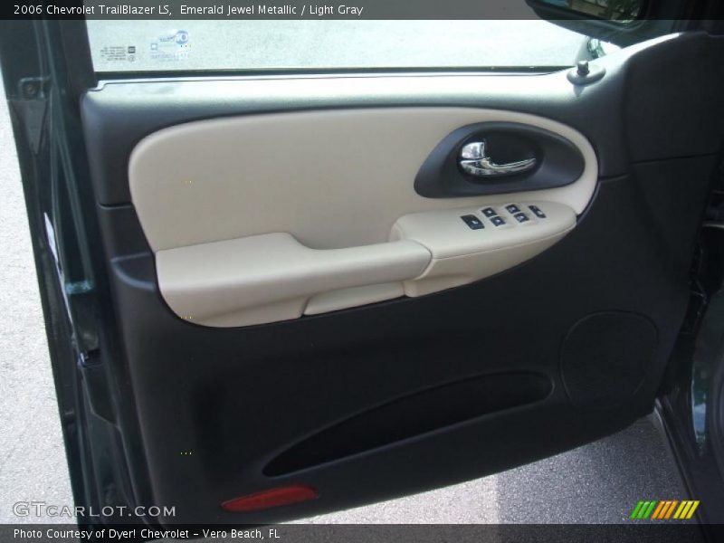 Emerald Jewel Metallic / Light Gray 2006 Chevrolet TrailBlazer LS