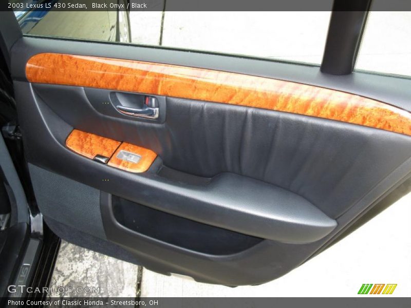 Black Onyx / Black 2003 Lexus LS 430 Sedan