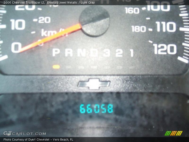 Emerald Jewel Metallic / Light Gray 2006 Chevrolet TrailBlazer LS