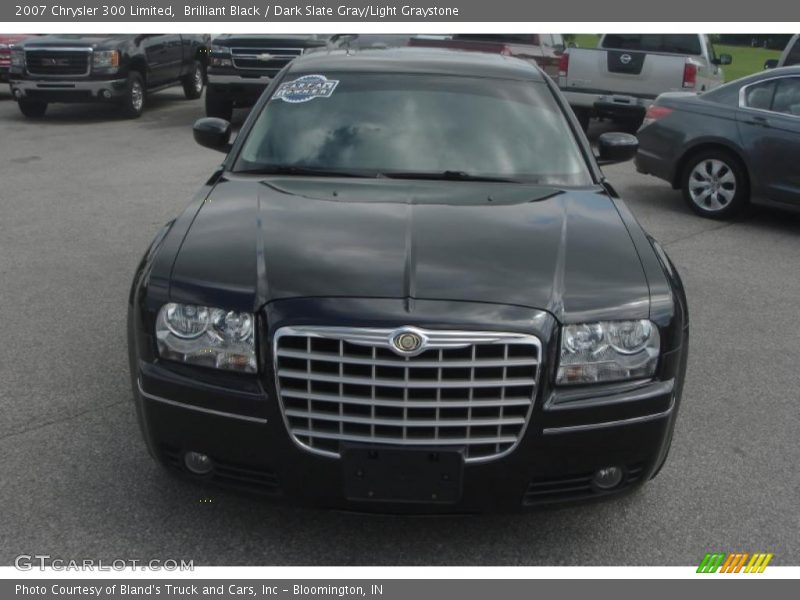 Brilliant Black / Dark Slate Gray/Light Graystone 2007 Chrysler 300 Limited