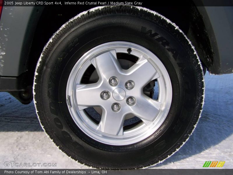 Inferno Red Crystal Pearl / Medium Slate Gray 2005 Jeep Liberty CRD Sport 4x4